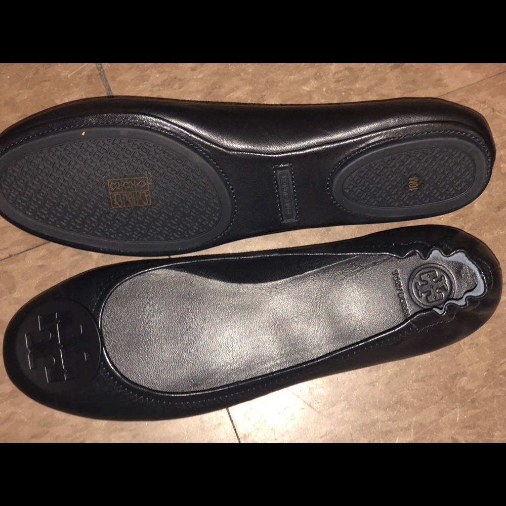 Tory Burch Minnie Travel Ballet Flat in Navy